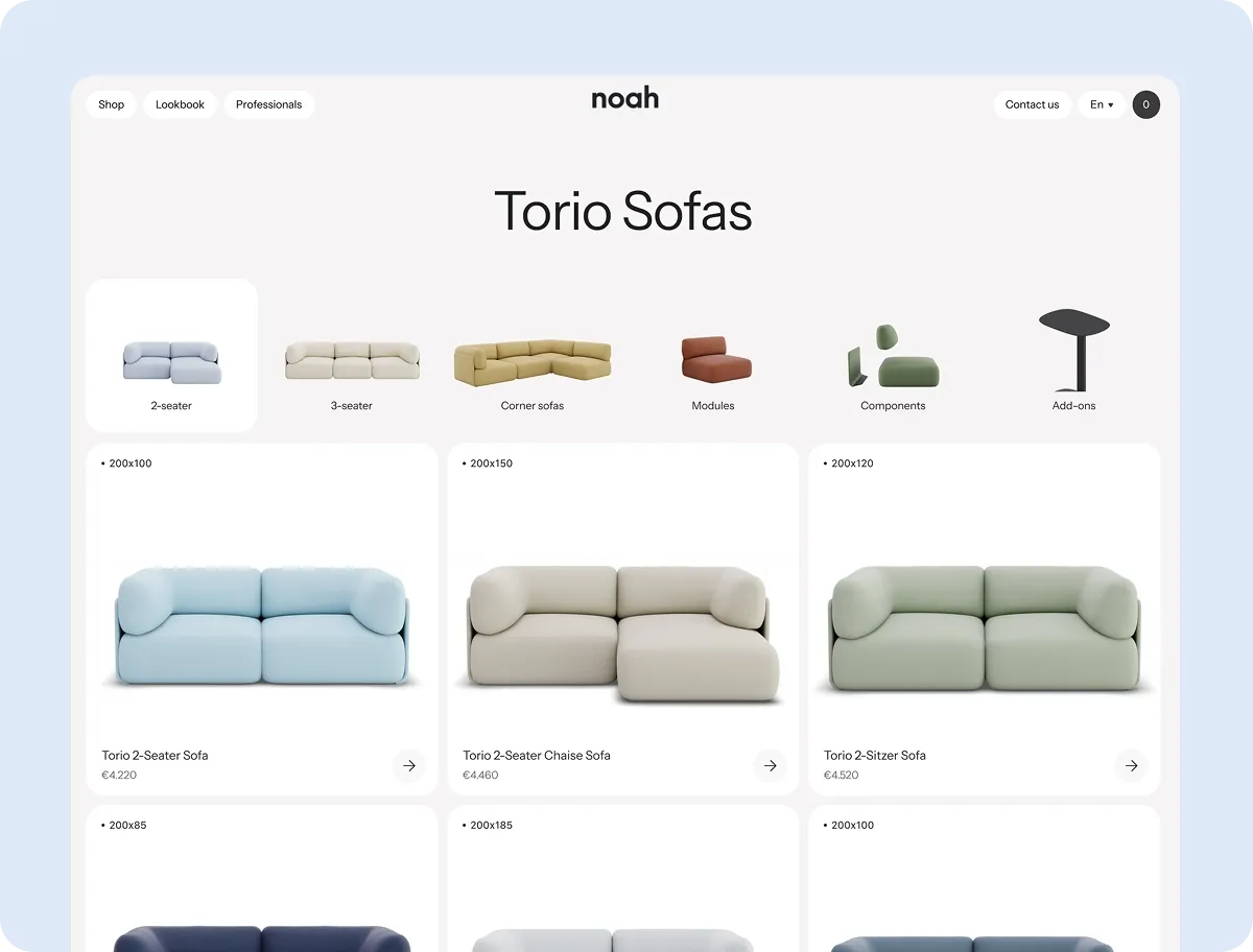 Our solutions for the Shopify store redesign