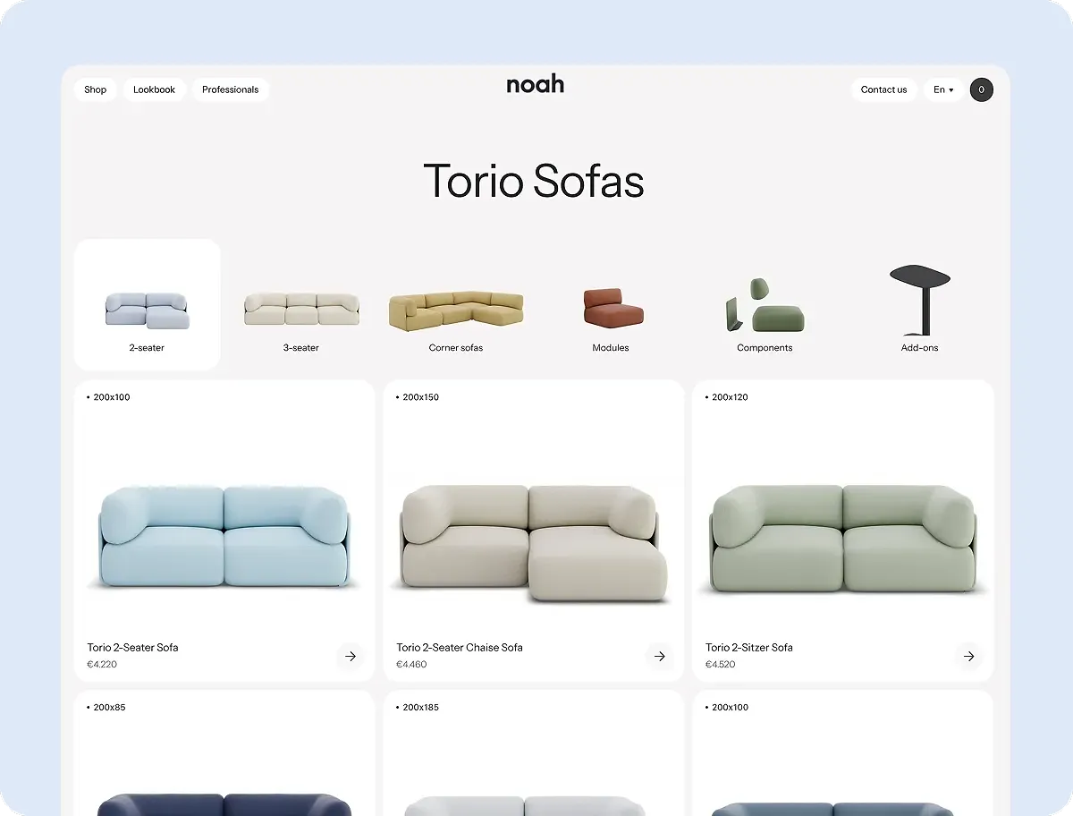 Our solutions for the Shopify store redesign
