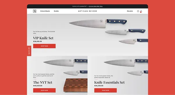 Our solutions – product bundles for a Shopify store and custom gift bag offers