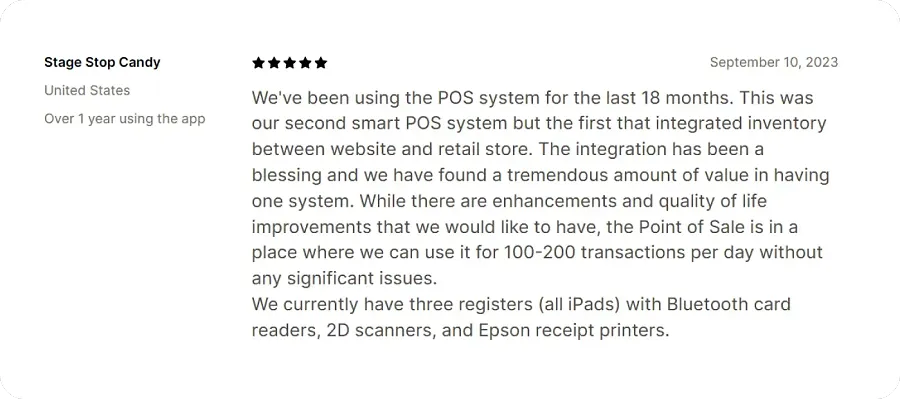 Shopify POS review