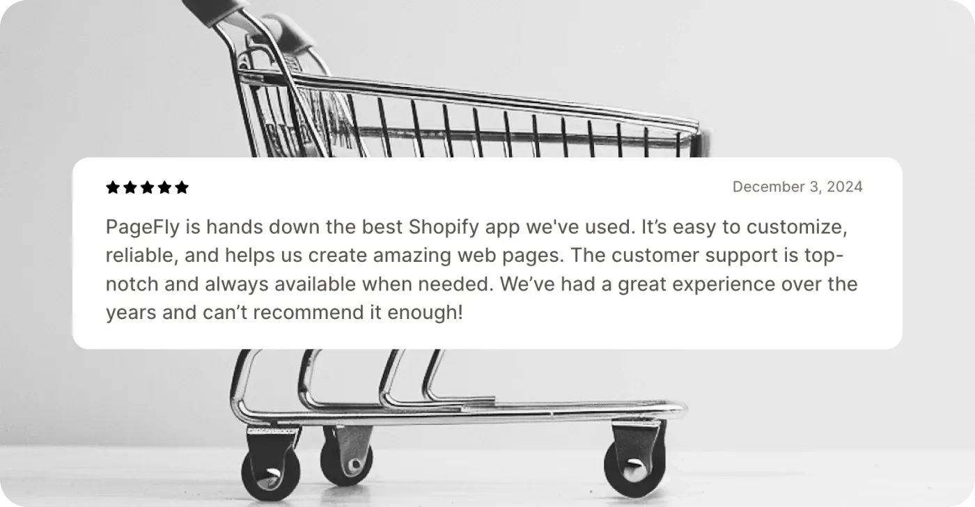 PageFly Customer review