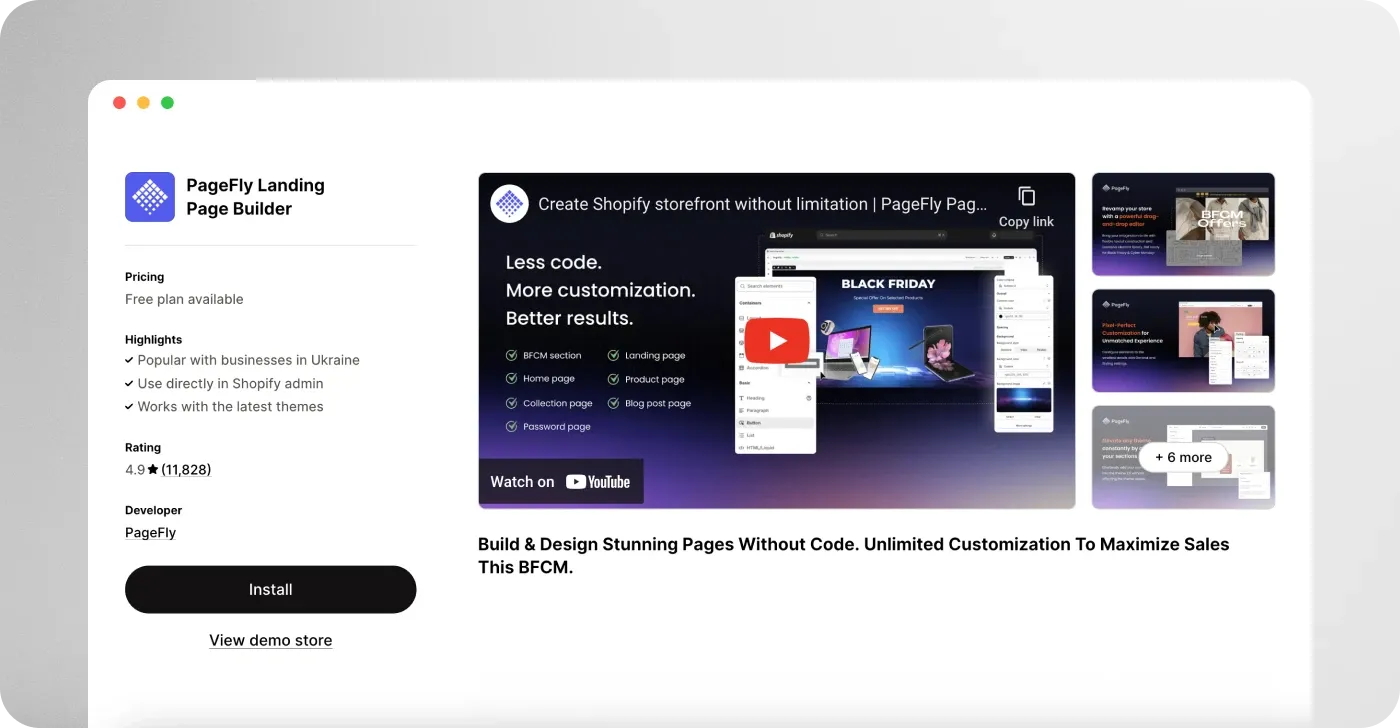 PageFly Landing Page Builder