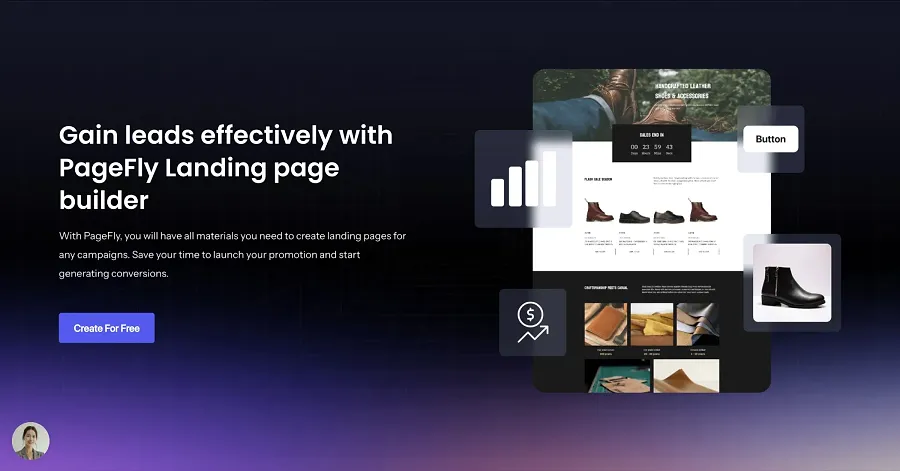 PageFly Shopify app for state-of-the-art landing pages
