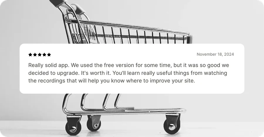 Peek Customer review