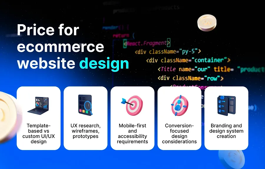 Price for ecommerce web design Price for ecommerce web design