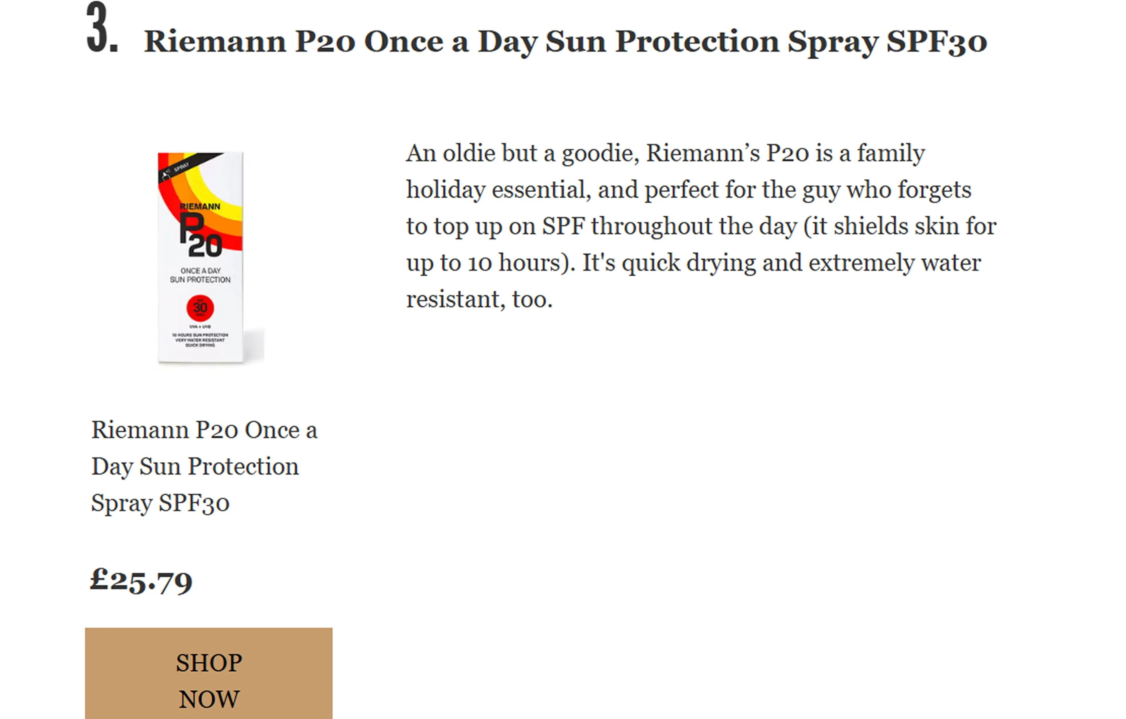 Product offers in Mankind's blog