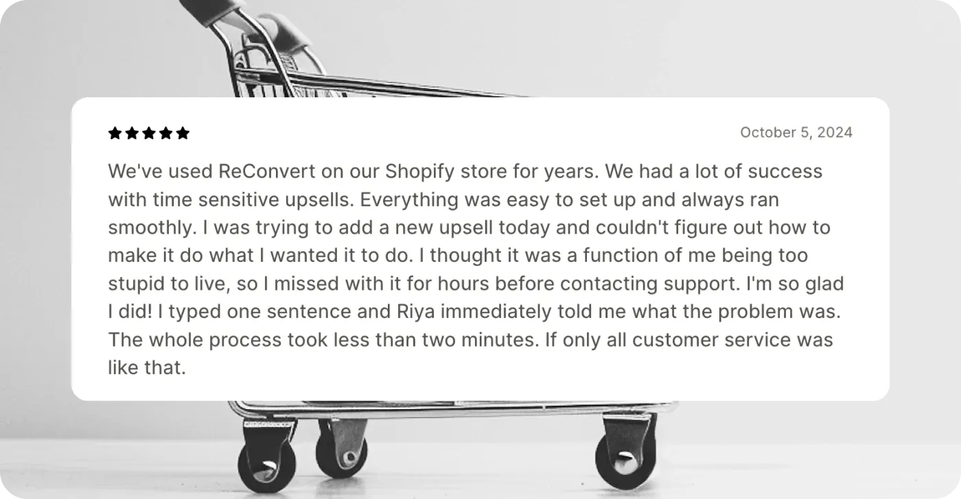 ReConvert Customer review