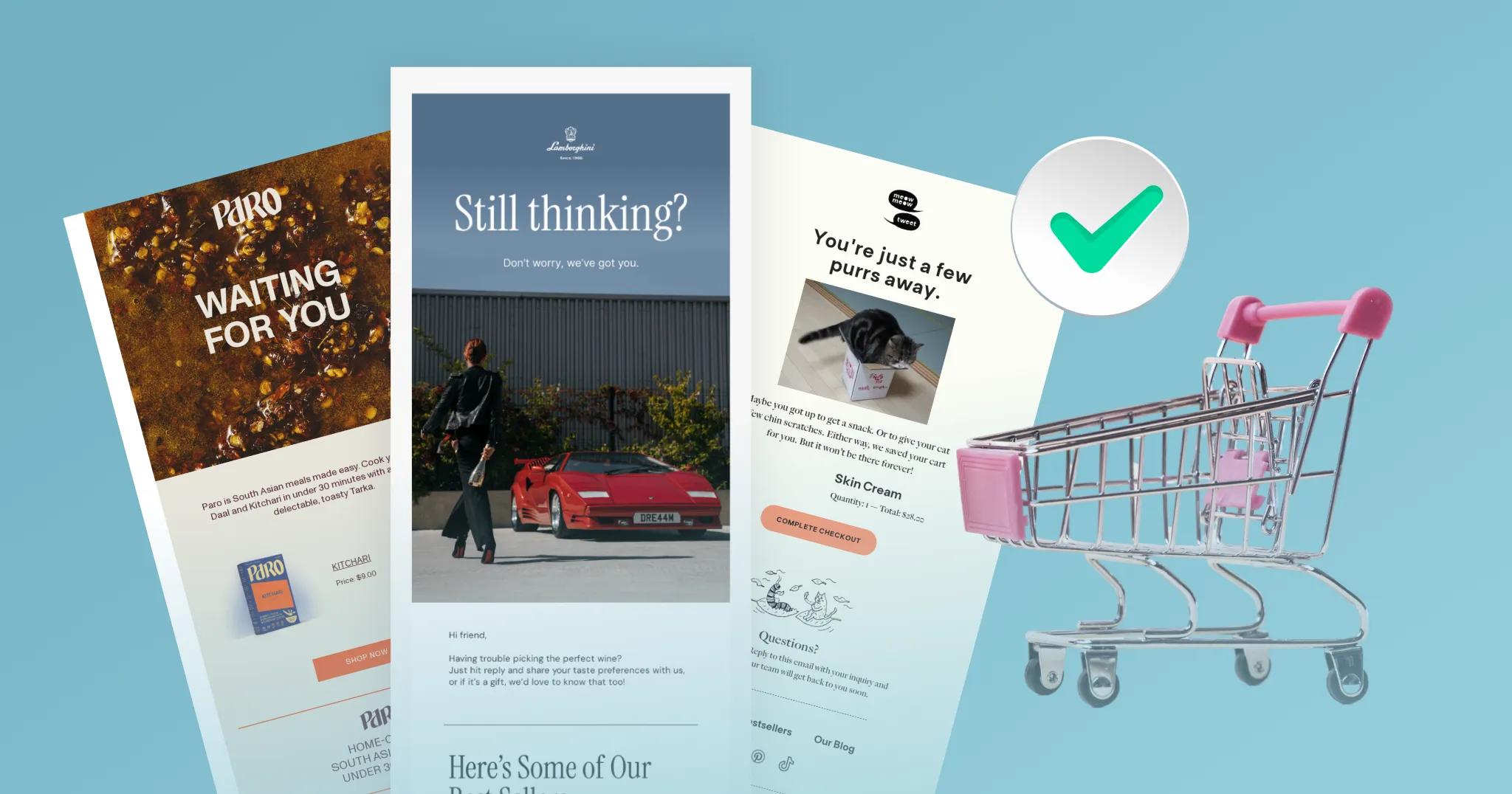 Recover abandoned carts Recover abandoned carts