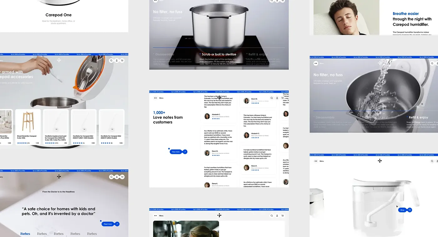 Results of Carepod Shopify store optimization case