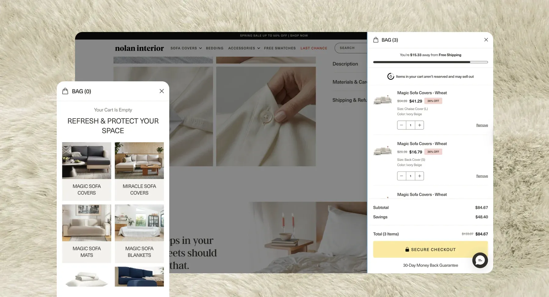 Results of the Nolan Interior case study