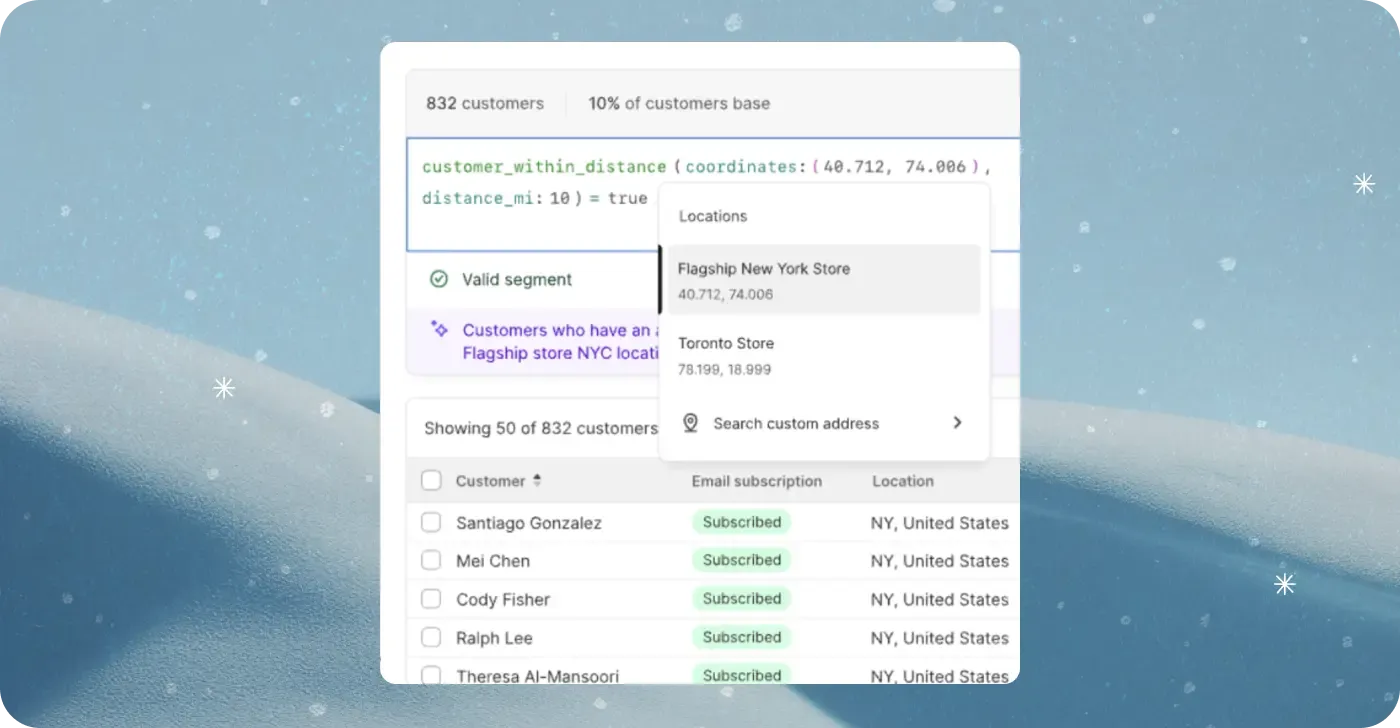 Retail customer segments Retail customer segments