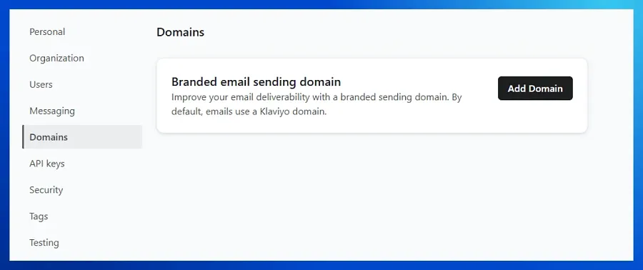Set up a dedicated sending domain Set up a dedicated sending domain