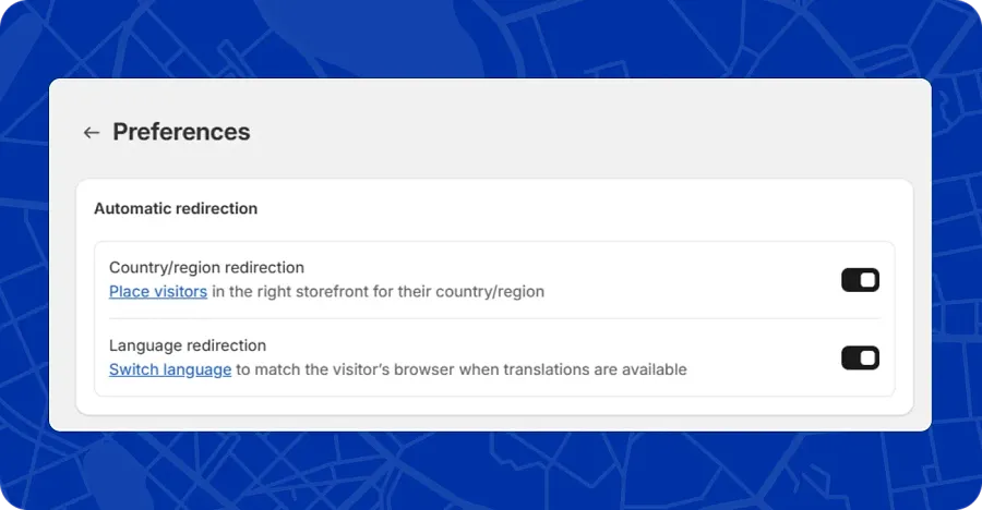 Shopify automatic redirection Shopify automatic redirection