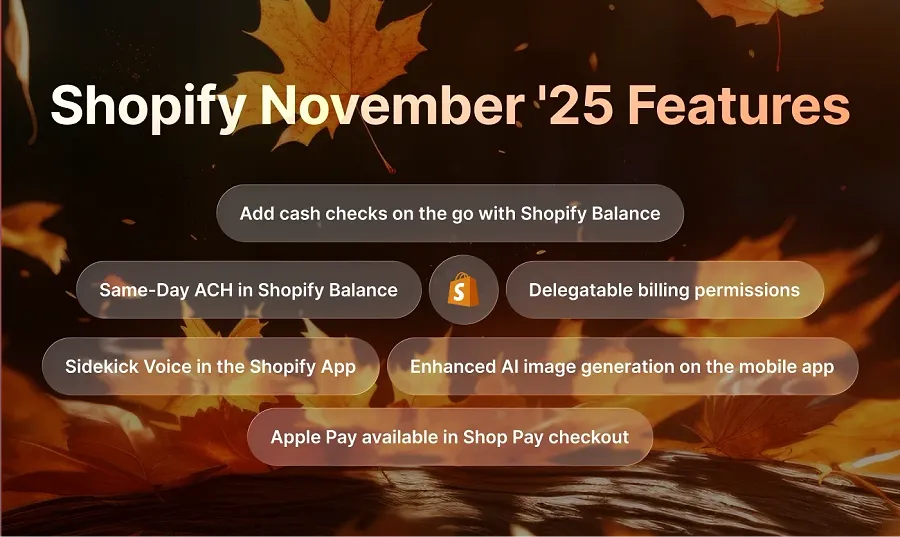 Shopify features