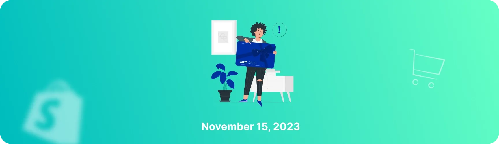 Shopify introduced 'Add a Recipient' and 'Scheduled Send' Gift card features