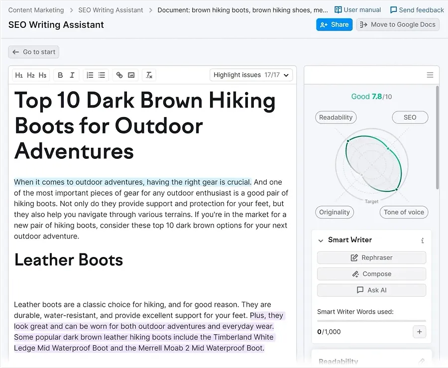 Shopify on-page optimization
