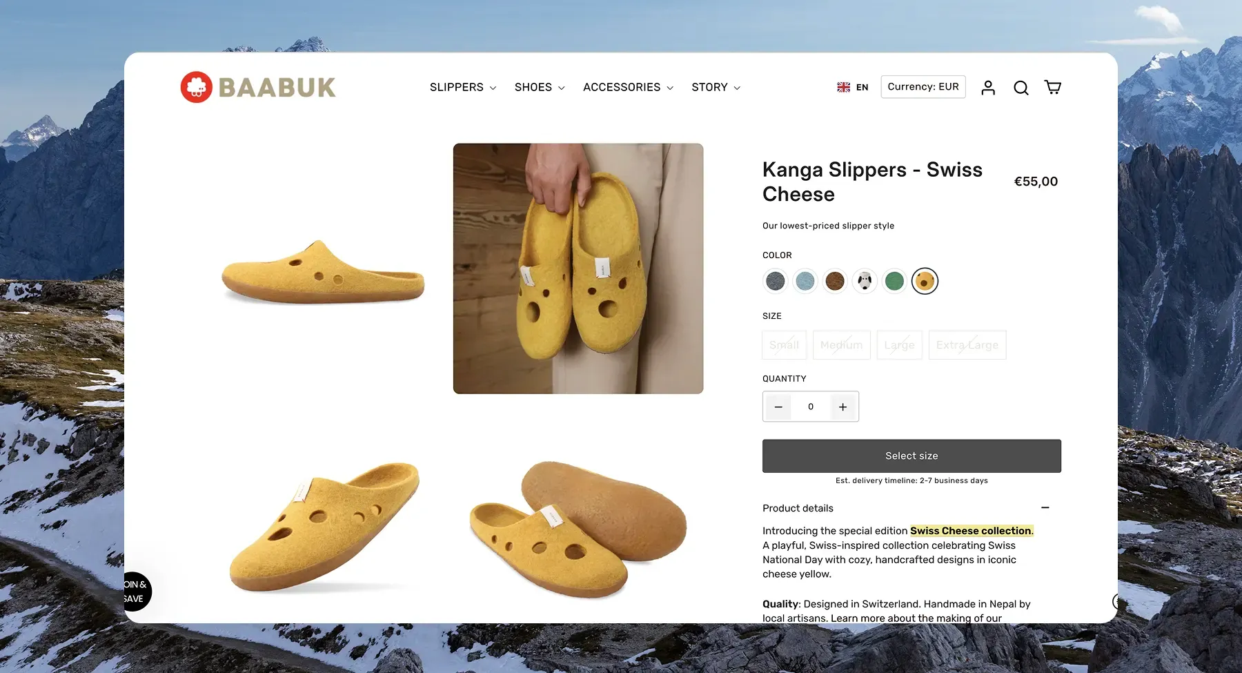 Shopify website design