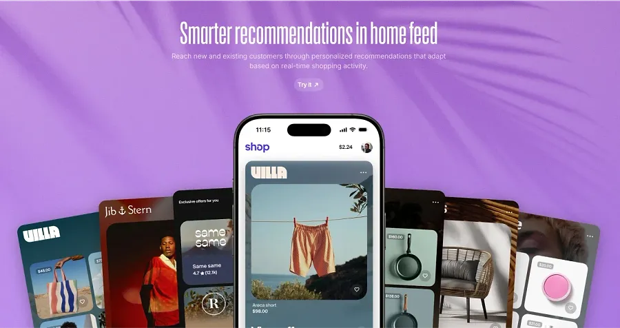 Smarter Shop App recommendations