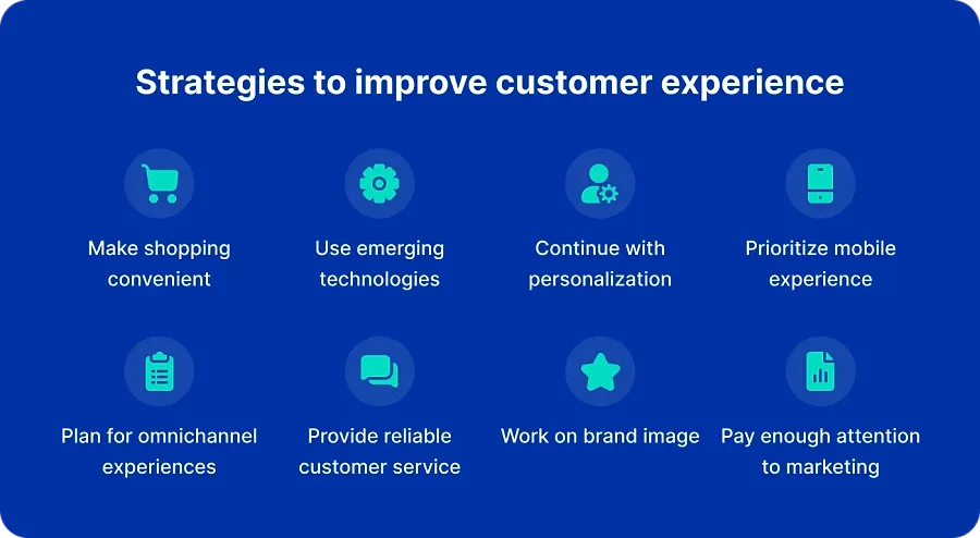 Strategies to improve customer experience