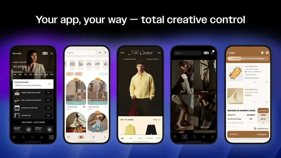Tapcart Shopify mobile app builder Tapcart Shopify mobile app builder