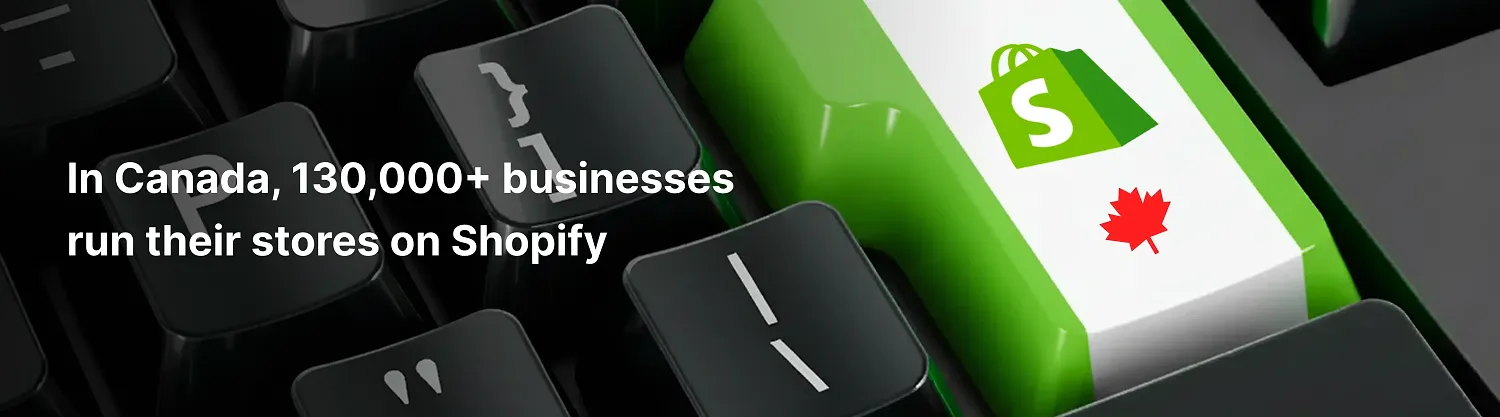 The amount of Shopify stores in Canada The amount of Shopify stores in Canada