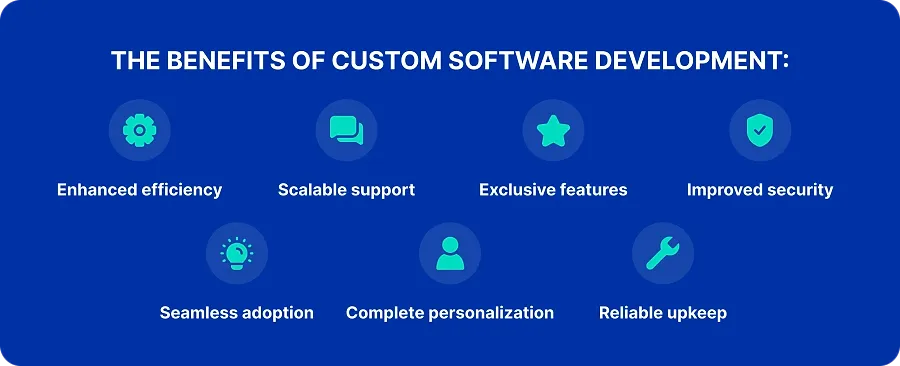 The benefits of custom software development
