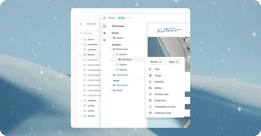 Theme blocks are now live