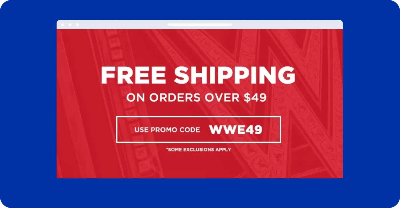 Use free shipping thresholds