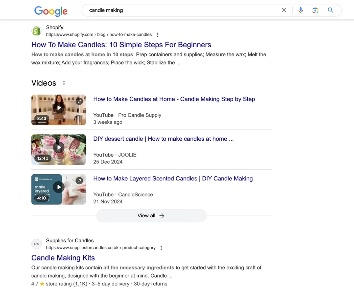User content for Shopify SEO
