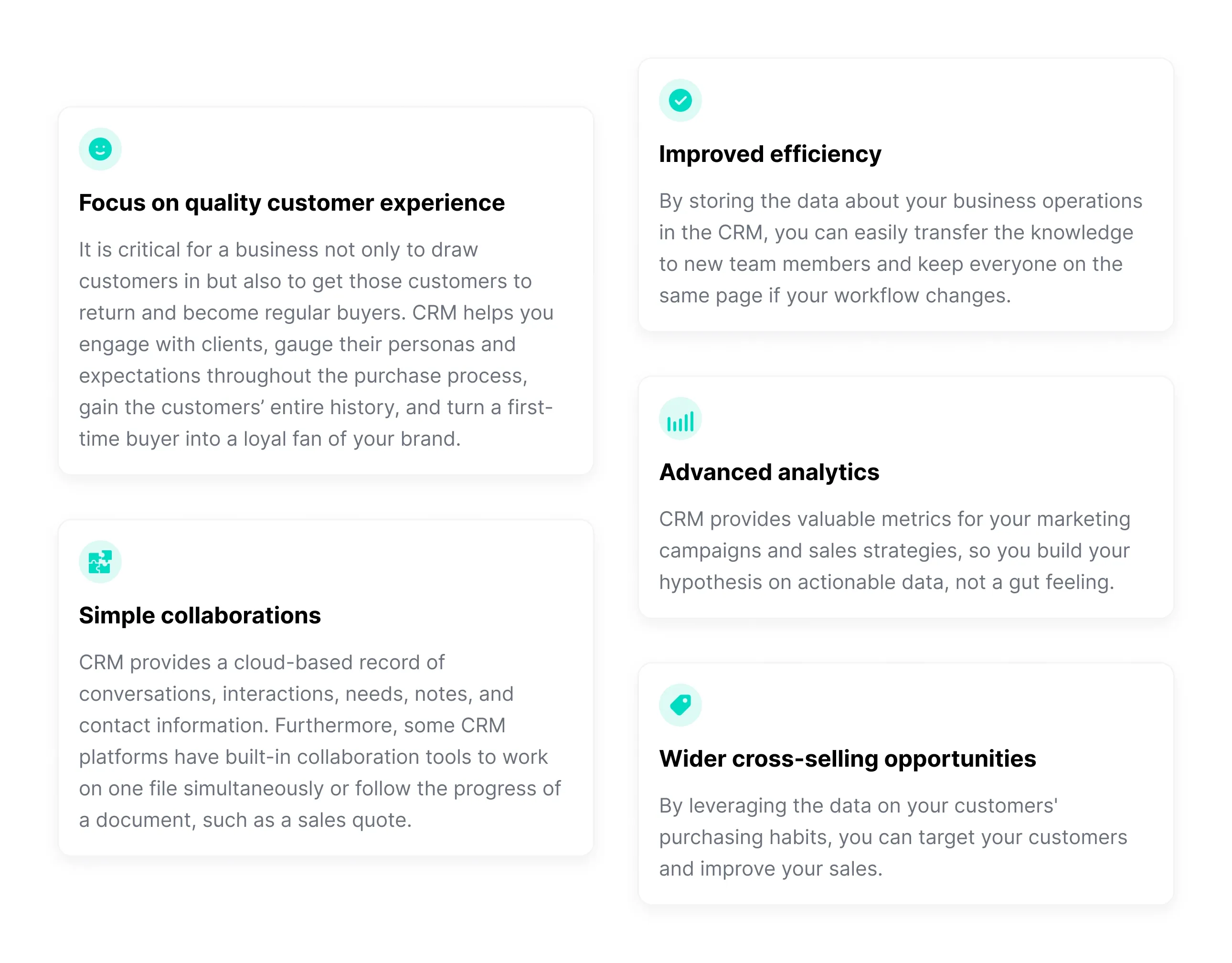 Using a CRM is an effective way to reach a range of opportunities