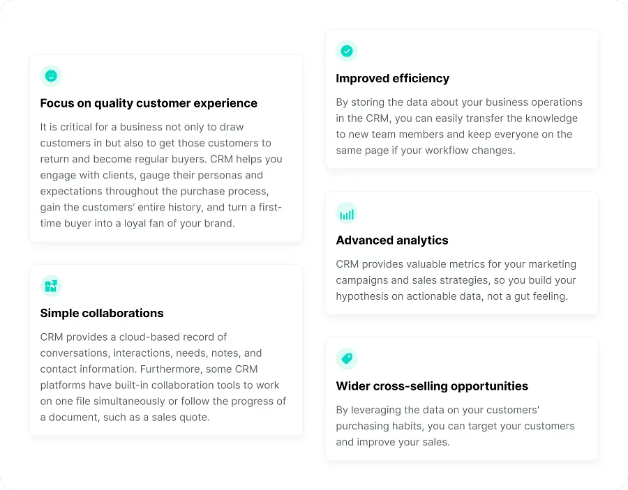 Using a CRM is an effective way to reach a range of opportunities