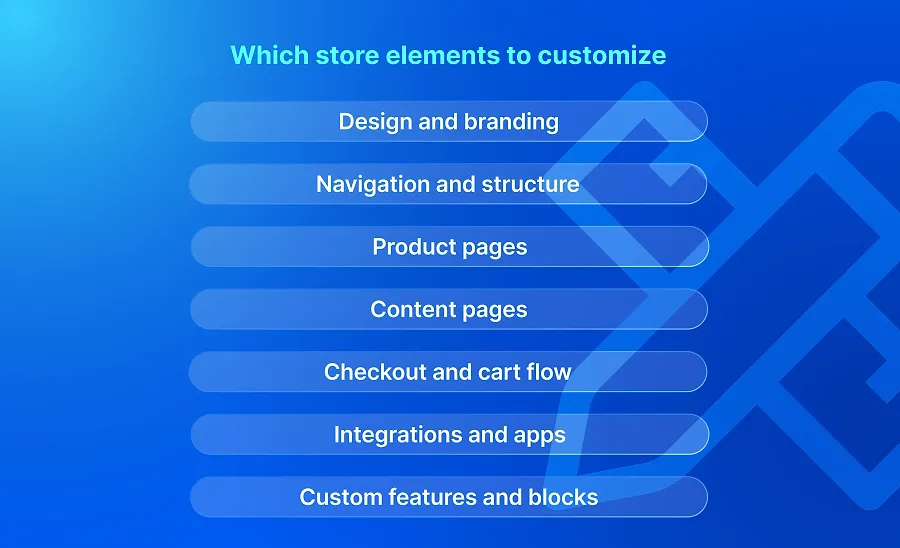 What to actually customize in your Shopify store What to actually customize in your Shopify store