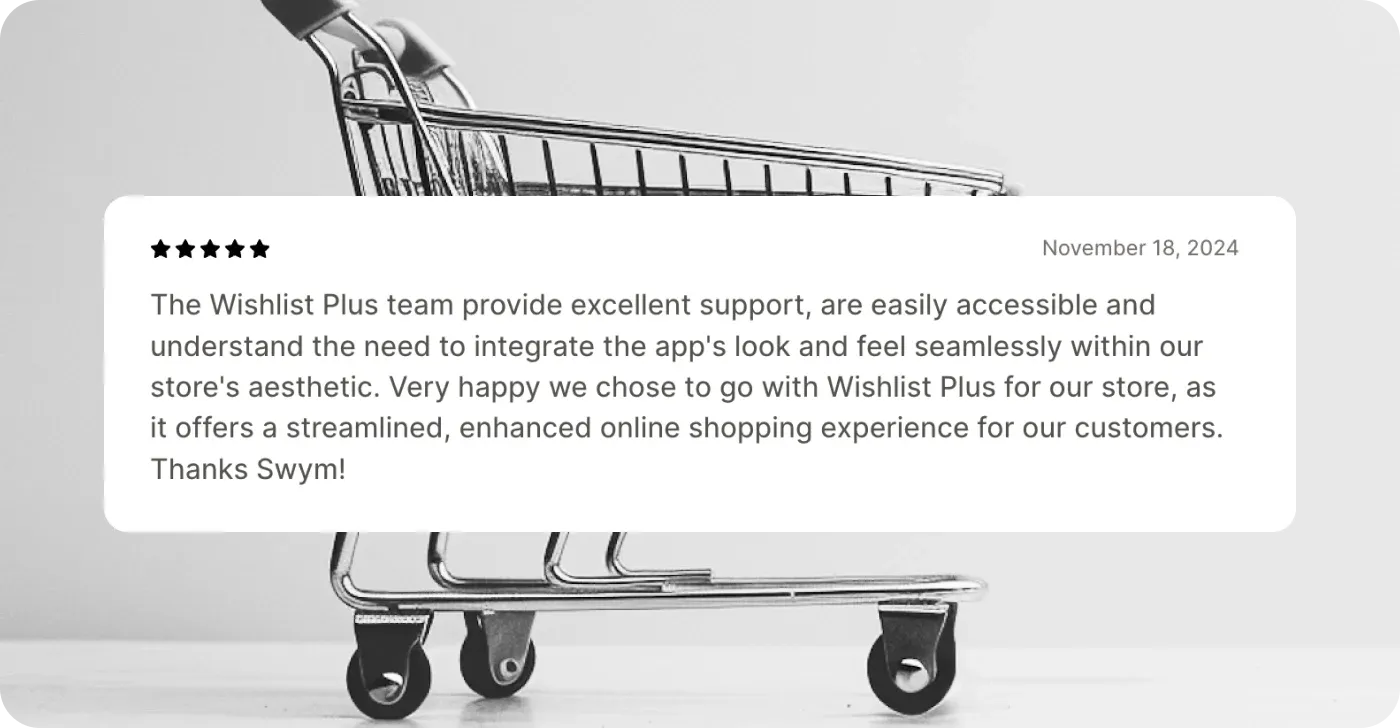 Wishlist Customer review