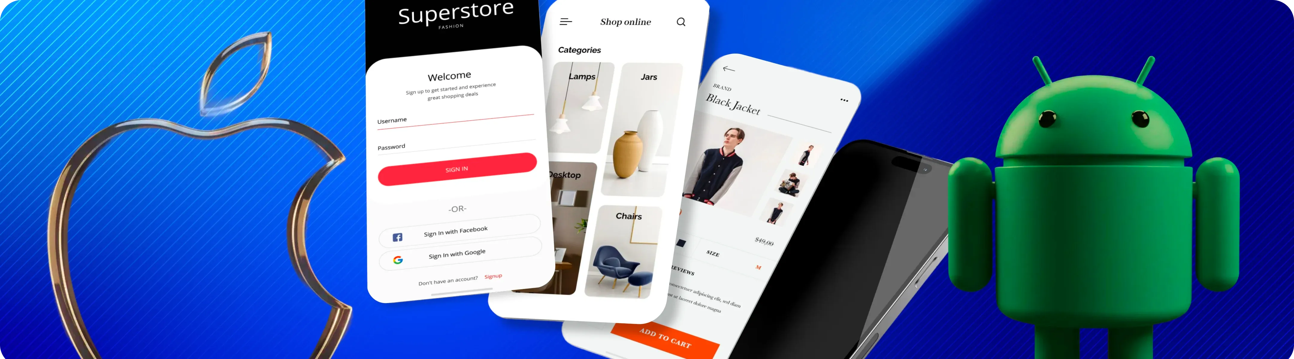 iOS and Android design services