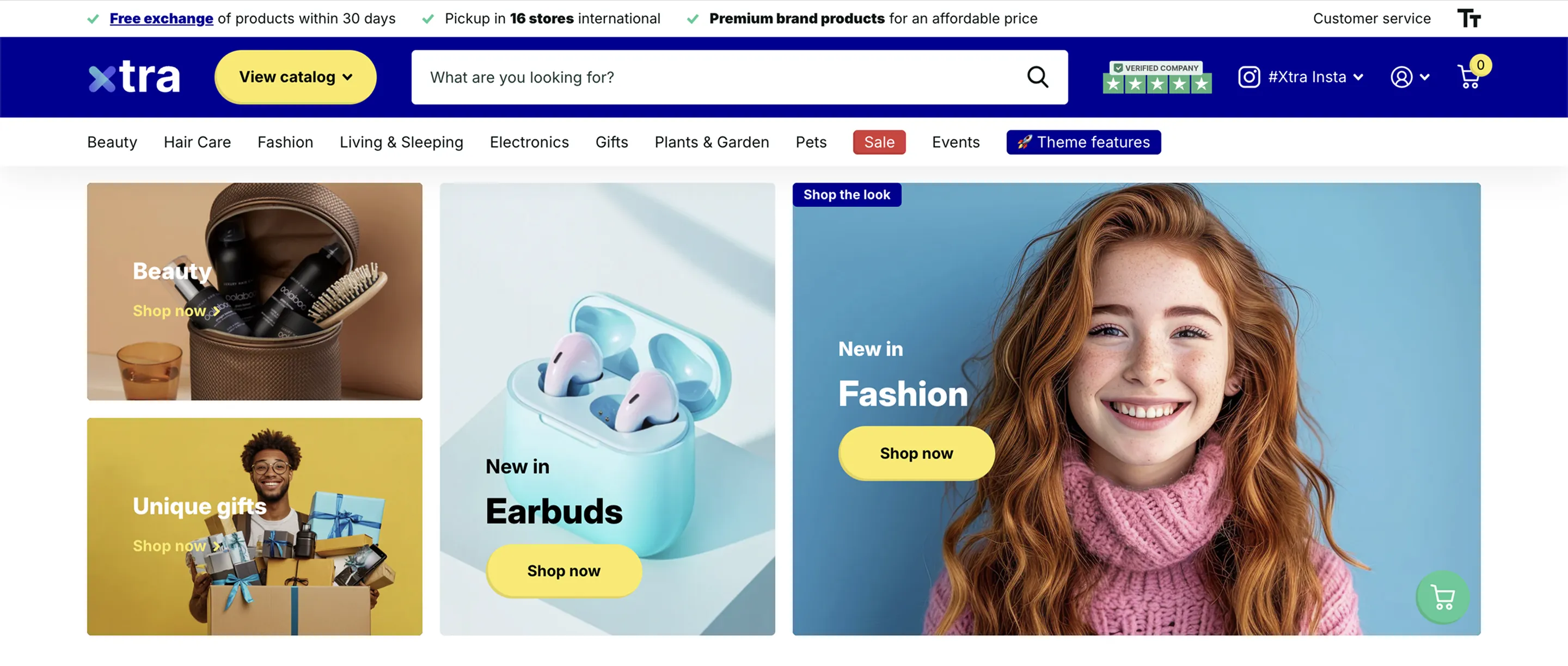 Xtra Shopify B2B theme